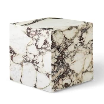 Mramorový stolek Plinth Cubic Rose Marble Calacatta Viola