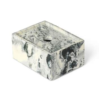 Úložný box Mist Emerald Off-white 7,5 x 10 cm