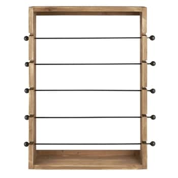 Dřevěný stojan na stuhy a provázky