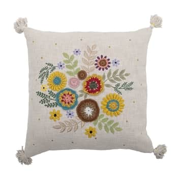 Vyšívaný polštář Pico Cotton 50 x 50 cm
