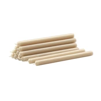 Svíčka STOFF Nagel Beige – set 12 ks