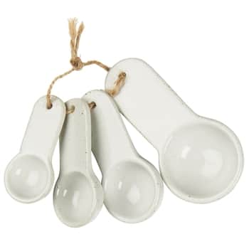 Porcelánové odměrky White – set 4 ks