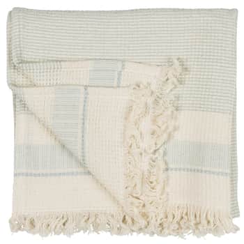 Bavlněný ručník Hammam Light Blue 50 x 100 cm