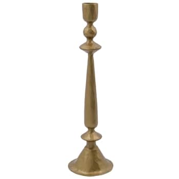 Vysoký kovový svícen Lumi Antique gold