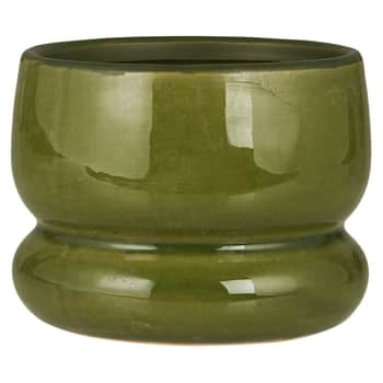 Keramický obal na květiny Firenze Green Ø 10 cm