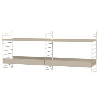 Policový systém Kitchen B Beige / Beige