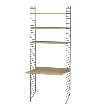 Policový systém Kids Room C Black / Oak