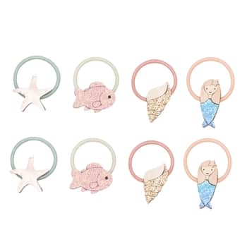 Gumičky do vlasů Mermaid mini – set 8 ks