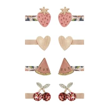 Sponky do vlasů Fruit mini clips – set 8 ks