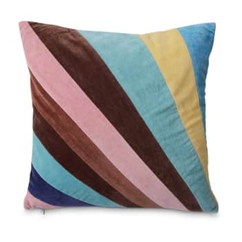 Sametový polštář Striped 45 x 45 cm