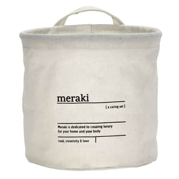 Textilní úložný košík Meraki Caring