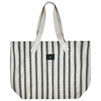 Velká plátěná nákupní taška Off-white/Black