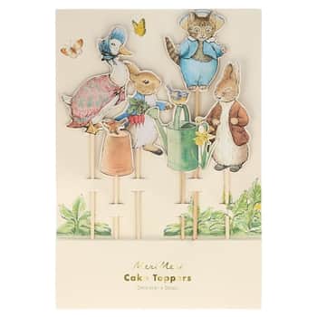 Ozdoby na dort Toppers Peter Rabbit and Friends – set 6 ks