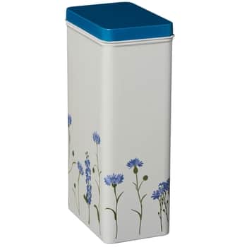 Plechová dóza s víkem Cornflowers Tall