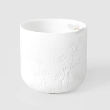 Porcelánový svícen na čajovou svíčku Butterfly on top