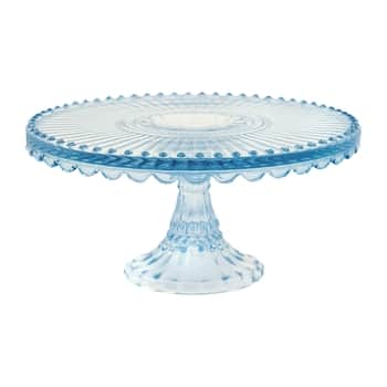 Skleněný dortový stojan Alice Pale Blue 20 cm
