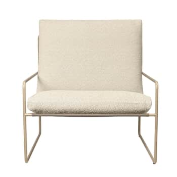 Venkovní křeslo Desert Bouclé – Cashmere/Off-White