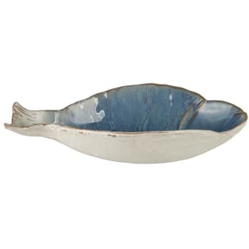 Kameninová mísa Fish Ocean Blue Large
