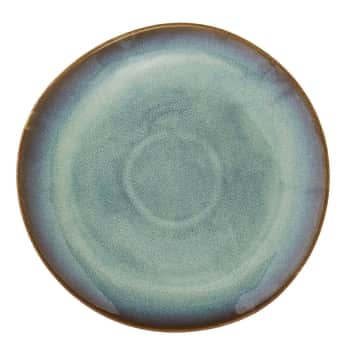 Velký kameninový talíř Green Reactive Glaze ⌀ 27 cm