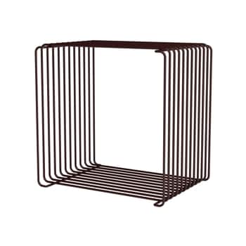 Policový díl Panton Wire Single Black Red 26 cm