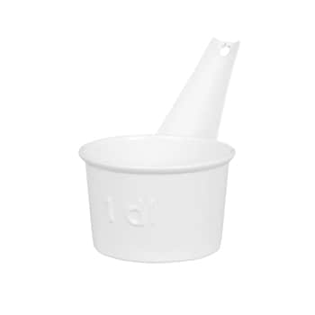Kovová odměrka White 100 ml