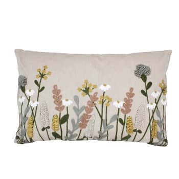 Bavlněný povlak na polštář Elodie Embroidered  40 x 60 cm