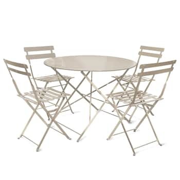 Zahradní set stolku s židlemi Bistro Clay – Large