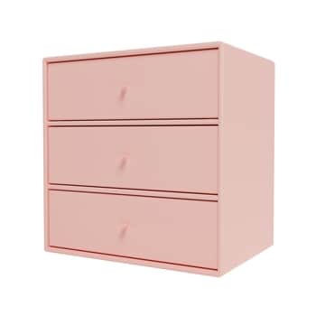 Víceúčelová skříňka s 3 zásuvkami Montana Mini – Ruby