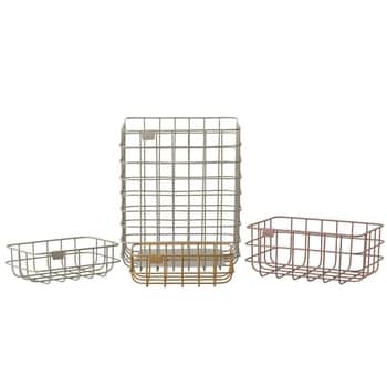 Drátěný košík – set 4 ks