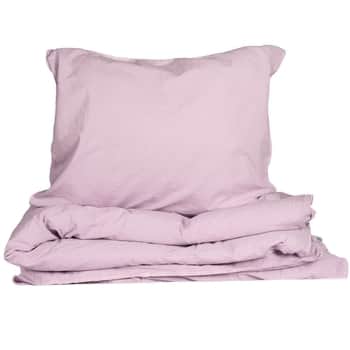 Povlečení z organické bavlny Crinkle Creamy Violet 150 × 210 cm