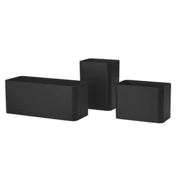 Organizér Black Recycled – set 3 ks