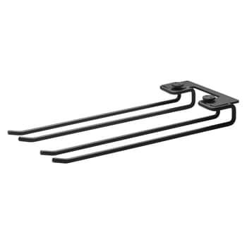 Závěsný držák na sklenice Black 30 cm – set 2 ks