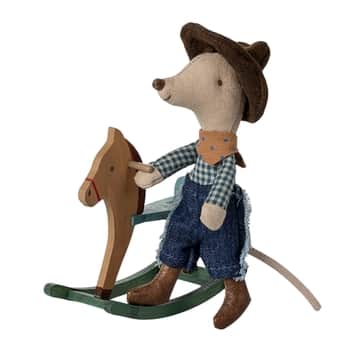Myšák Cowboy s houpacím koněm Little Brother