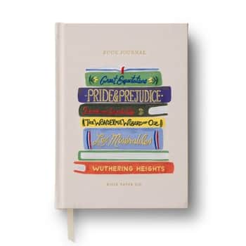 Vyšívaný čtenářský deník Book Club – linkovaný