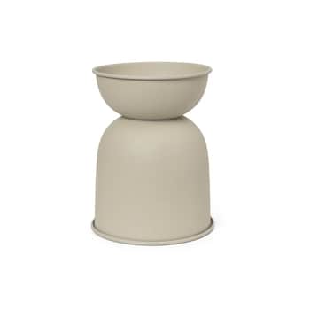 Kovový květináč Hourglass Cashmere Extra Small
