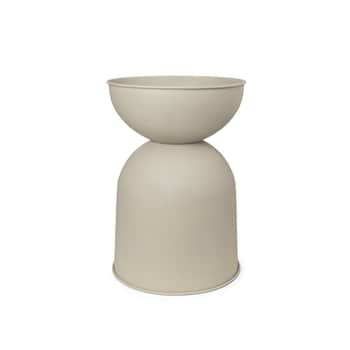 Kovový květináč Hourglass Cashmere Small