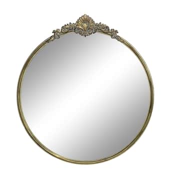 Nástěnné zrcadlo Round Décor Edge Ø 60 cm