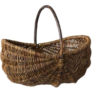 Proutěný koš Oval Unpeeled Willow