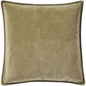 Sametový povlak na polštář Eucalyptus Green 52 × 52 cm