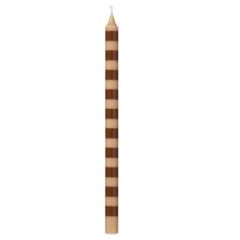 Svíčka Taper Brown 20 cm