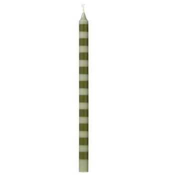 Svíčka Taper Olive Green 20 cm