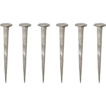 Designový háček Wall Nail Silver – set 6 ks