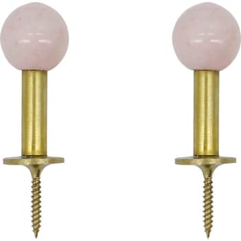 Kovový věšák Ball Pink – set 2 ks
