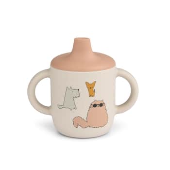 Silikonový hrneček Neil Cats and Dogs 150 ml