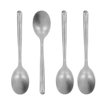 Čajová lžička Antique Silver – set 4 ks