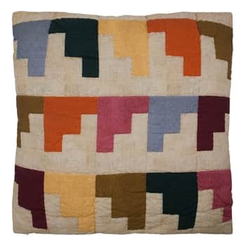 Prošívaný povlak na polštář Block Multi 50 × 50 cm