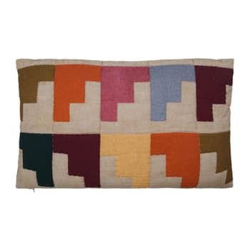 Prošívaný povlak na polštář Block Multi 30 × 50 cm