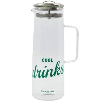 Skleněný džbán se sítkem Cool Drinks 1,5 l