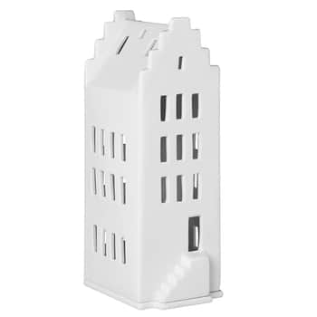 Porcelánový svícen domeček Gable House 20 cm