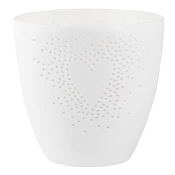 Porcelánový svícen Heart